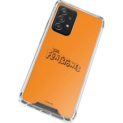 The Flinstones The Flintstones Outline Galaxy A72 5G Clear Case